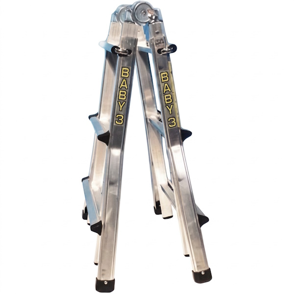 Vigna Scala Telescopica Baby 3 Gradini 3+3 H.CM85-CM280 - VIGNA GRAZIANO